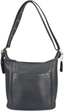 Coach Pre-owned Bucket Bag - Dames - Vintage Tas - Zwart - ONE Size - Leer - Vintage