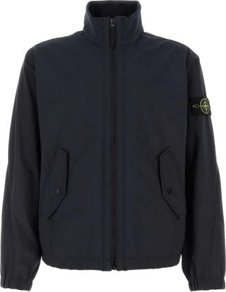 Stone Island Zip Jacket Navy Blue