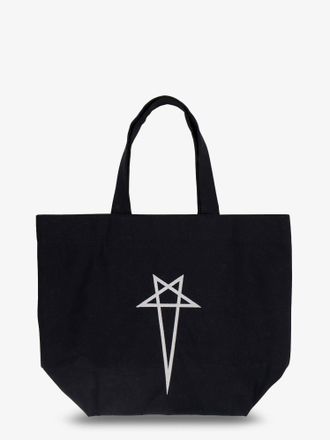 Rick Owens Borsa a mano in canvas con logo frontale - RICK OWENS - gender_Man