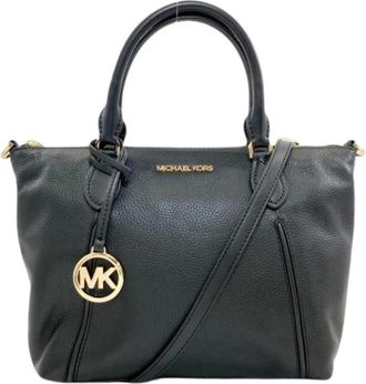 Michael Kors Pre-owned Handbags, female, Black, Size: ONE SIZE Pre-owned Leather Handbag