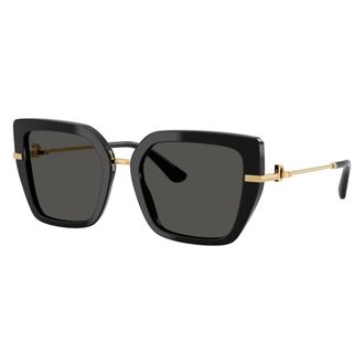 Dolce & Gabbana Vlinderzonnebril - unisex - Accessoires - Geel - Maat: 53 MM Nylon