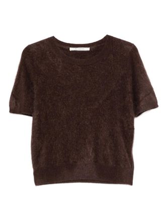 Absolut Cashmere Amaya T-shirt - women - Cashmere - S - Brown