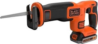 Black+Decker Black+decker - Sierra Sable Inal&aacute;mbrica 18v, 1 Bater&iacute;a 4,0 Ah Li-ion, Cargador Bdcr18m1-qw
