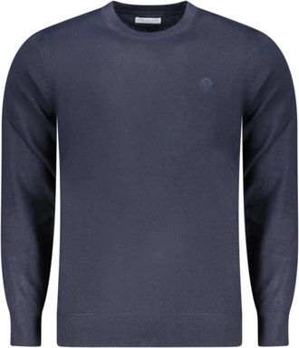 North Sails Acryl Trui - Heren - Ronde hals truien - Blauw - L - Nylon - Truien & Vesten
