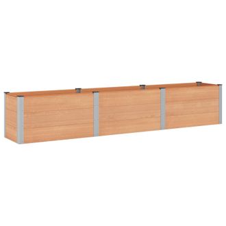vidaXL Arriate Elevado Marr&oacute;n 300 X 50 X 54 Cm Vidaxl