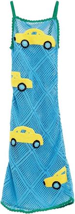 J.W.Anderson Crochet Car-motif Midi Dress