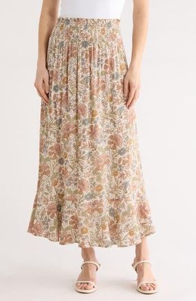 Daniel Rainn Pull-On Maxi Skirt in Off White Vintage at Nordstrom Rack, Size Large