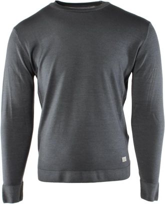 C.P. Company Trui met ronde hals - Heren - Ronde hals truien - Grijs - 2XL - Wol - Truien & Vesten