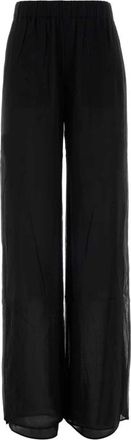 Andamane Lena Wide Pants - Dames - Wijde Broeken - Zwart - S - Broeken