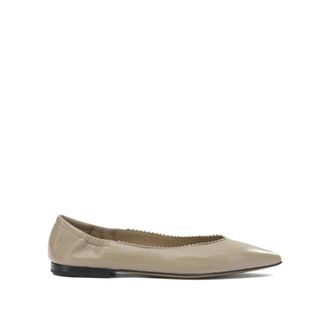 Pomme Dor Schoenen, Dames, Beige, 38 EU, Leer, Ingrid Ballerina