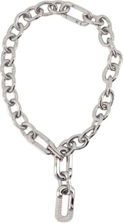 Marc Jacobs The Pop J Marc Statement Ketting - Dames - Kettingen - Grijs - ONE Size - Accessoires