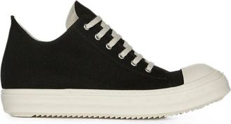Rick Owens Trainers Low-Top Low Denim Sneakers