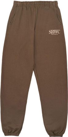 Sporty & Rich Upper East Side track pants - unisex - Cotton - S - Brown