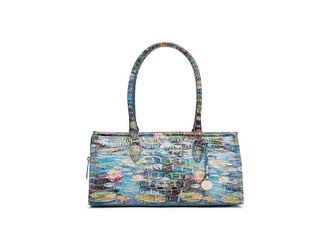 Brahmin Sophia Satchel Womens Handbags Waterlily, Leather