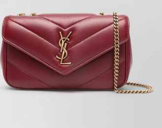 Saint Laurent loulou mini lambskin chain shoulder bag