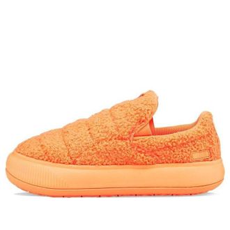 Puma (WMNS) PUMA Suede Mayu Slip-On Teddy - Neon Citrus 384887-04