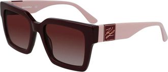 Karl Lagerfeld Zonnebril Kl 6057S - Dames - Zonnebrillen - Bruin - 52 MM - Accessoires