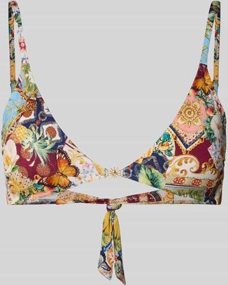 Watercult Bikini-Oberteil mit r&uuml;ckseitiger Schn&uuml;rung in Beige, Gr&ouml;&szlig;e 36