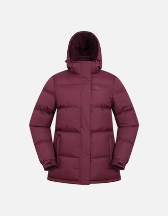 Mountain Warehouse Womens Mountain Warehouse Womens/Ladies Waterproof Padded Jacket - Red - Size: 10