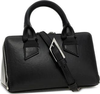 The Attico Friday leren shopper - Zwart