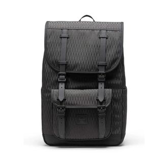 Herschel Little America Mid Backpack - unisex - Tassen - Zwart - Maat: ONE Size Poliester