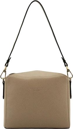Pourchet Cassetta Schoudertas - Dames - Schoudertassen - Beige - ONE Size - Leer - Tassen