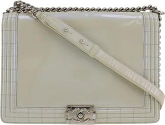 Chanel Pre-owned Fabric shoulder-bags - Dames - Vintage Schoudertas - Wit - ONE Size - Vintage