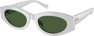 Tory Burch TY7222U 206271 Womens Sunglasses Silver Size 52