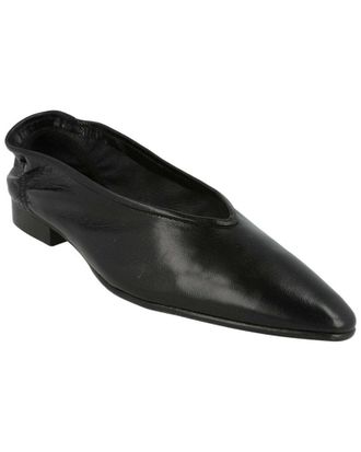 by FAR By FAR Carre Leather Flat