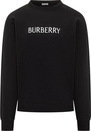 Burberry Black Crew Neck Sweatshirt