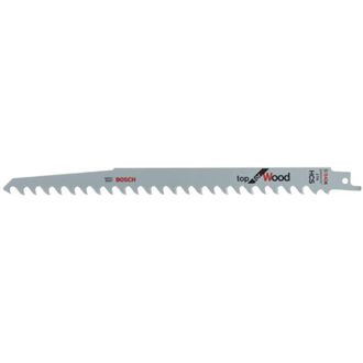 Bosch Professional 25 pz. lama de sega a sciabola S 1542 K Top per legno (per legno, 240 x 19 x 1,5 mm, accessorio de sega a sciabola)