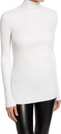Wolford Viscose Rib Pullover In White