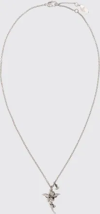 Vivienne Westwood Adjustable Orb Logo Pendant Brass Necklace