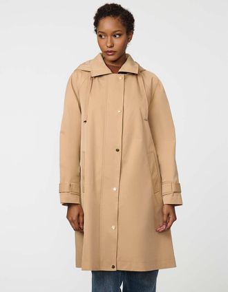 Bernardo POLYESTER WOVEN RAIN COAT