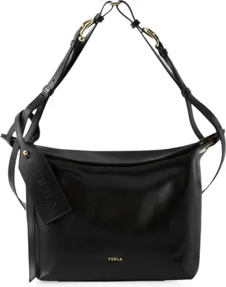 Furla Logo-plaque Leather Shoulder Bag