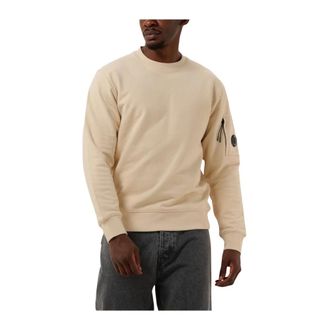 C.P. Company C.p. Company, Heren, Sweatshirts & Hoodies, Beige, Maat: M Fleece