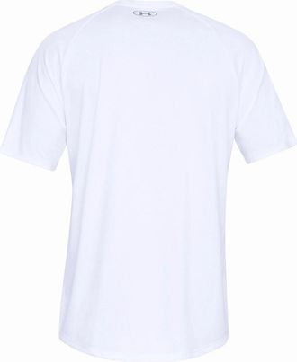 Under Armour Mens Under Armour Mens Tech T-Shirt - White/Multi - Size: 36