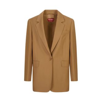 Max Mara Blazers, female, Brown, Size: XS Balco Blazer