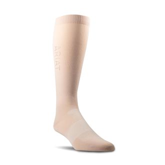 Ariat Mens AriatTEK Radiant Socks in Sepia Rose, Size OS