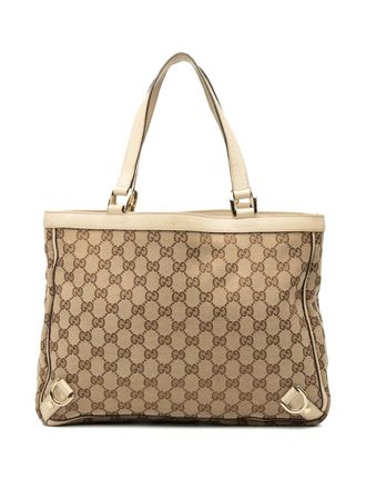 Gucci 2000-2015 GG Canvas Abbey D Ring tote bag - Brown
