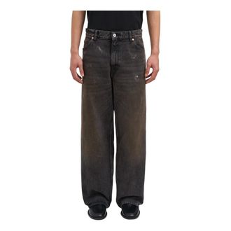 Our Legacy Wide Jeans, male, Gray, Size: W33 Vast Cut Jeans