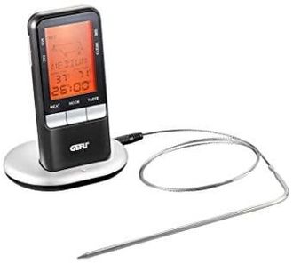 GEFU Gefu - 21.850 Term&oacute;metro Digital Inal&aacute;mbrico Carne Handi, Acero Inoxidable