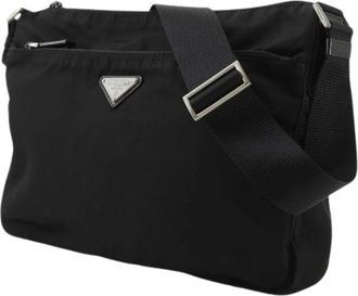 Prada Borsa a spalla Pre-owned in nylon - - Pre-owned - Donna - Nero - ONE SIZE