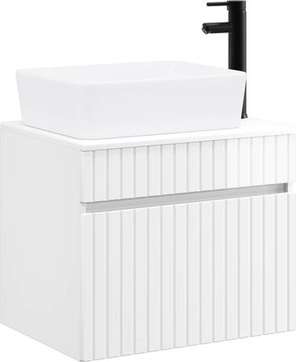 vidaXL Juego De Muebles De Ba&ntilde;o Blanco Brillante Madera De Ingenier&iacute;a Vidaxl