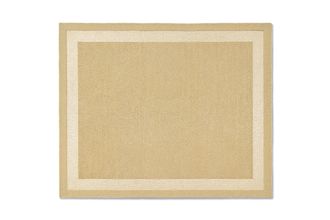 Castlery Tan France Isha Area Rug by Castlery, Sand, 7.5 x 9, 100% New Zealand Wool, Home Decor