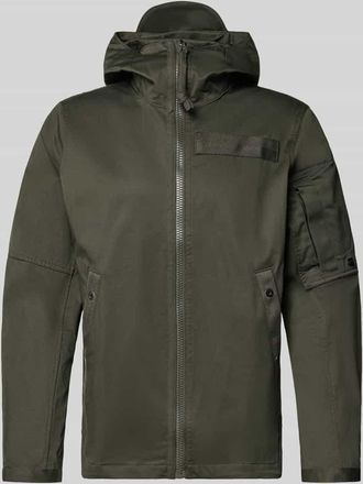 G-Star Regular Fit Regenjacke mit Rei&szlig;verschluss Modell Batt in Anthrazit, Gr&ouml;&szlig;e XXL