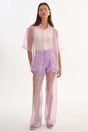 LaMarque Aloma | Sheer Pants in Lilac at Nordstrom, Size Xx-Small