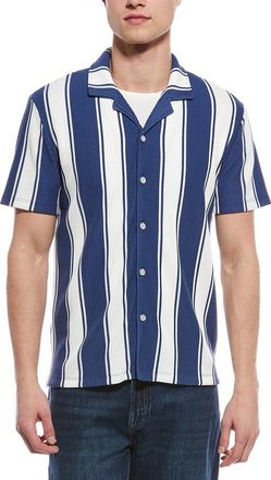 Magaschoni Plisse Knit Shirt