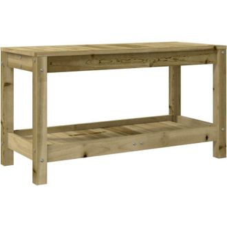 vidaXL Vidaxl - Panca da Giardino 82,5x35x45 cm Legno Massello Pino Impregnato