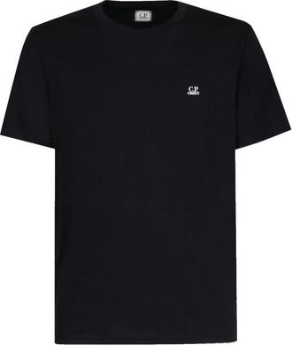 C.P. Company Jersey Goggle T-shirt met grafische print - Heren - T-shirts - Zwart - S - Katoen - Tops